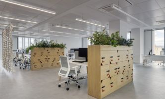 FLOORING, PARTITION SYSTEM, OFFICE FURNITURE