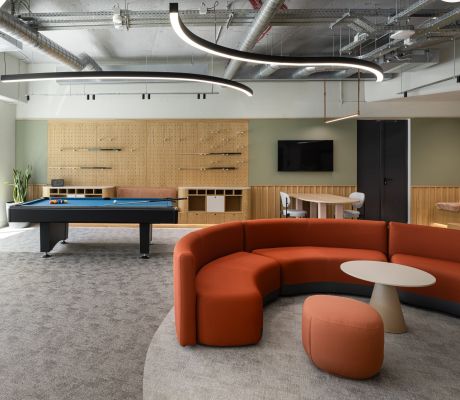 FLOORING, PARTITION SYSTEM, MEETING BOOTHS, OFFICE FURNITURE