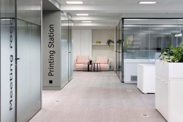 PARTITION SYSTEM, OFFICE FURNITURE, LOUNGE SEATING