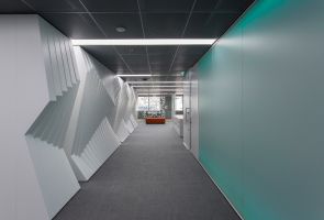 FLOORING, PARTITION SYSTEM, OFFICE FURNITURE, SEATING