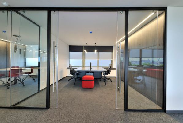 FLOORING, PARTITION SYSTEM, OFFICE FURNITURE, LIGHTING, LOUNGE FURNITURE, MOBILE WALLS