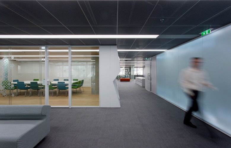 FLOORING, PARTITION SYSTEM, OFFICE FURNITURE, SEATING