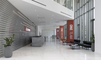 FLOORING, PARTITION SYSTEM, OFFICE FURNITURE