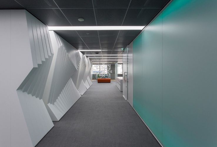 FLOORING, PARTITION SYSTEM, OFFICE FURNITURE, SEATING